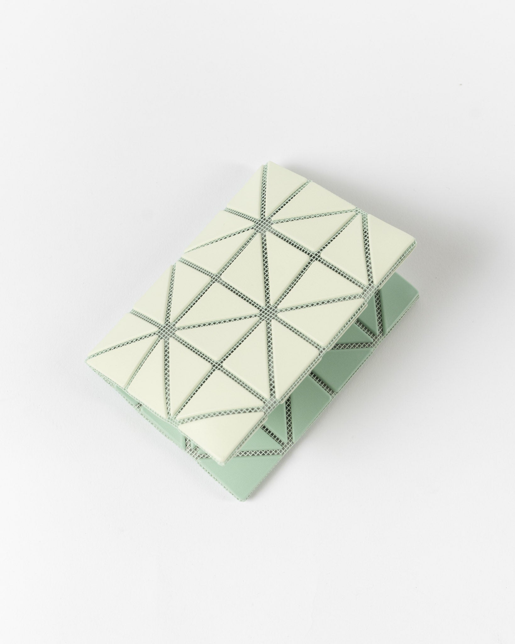 Bao Bao Card Case with Color in Green X Light Green