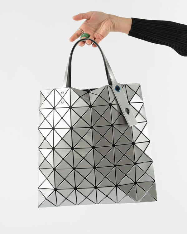 Bao Bao Lucent Geometric Tote Bag in Silver
