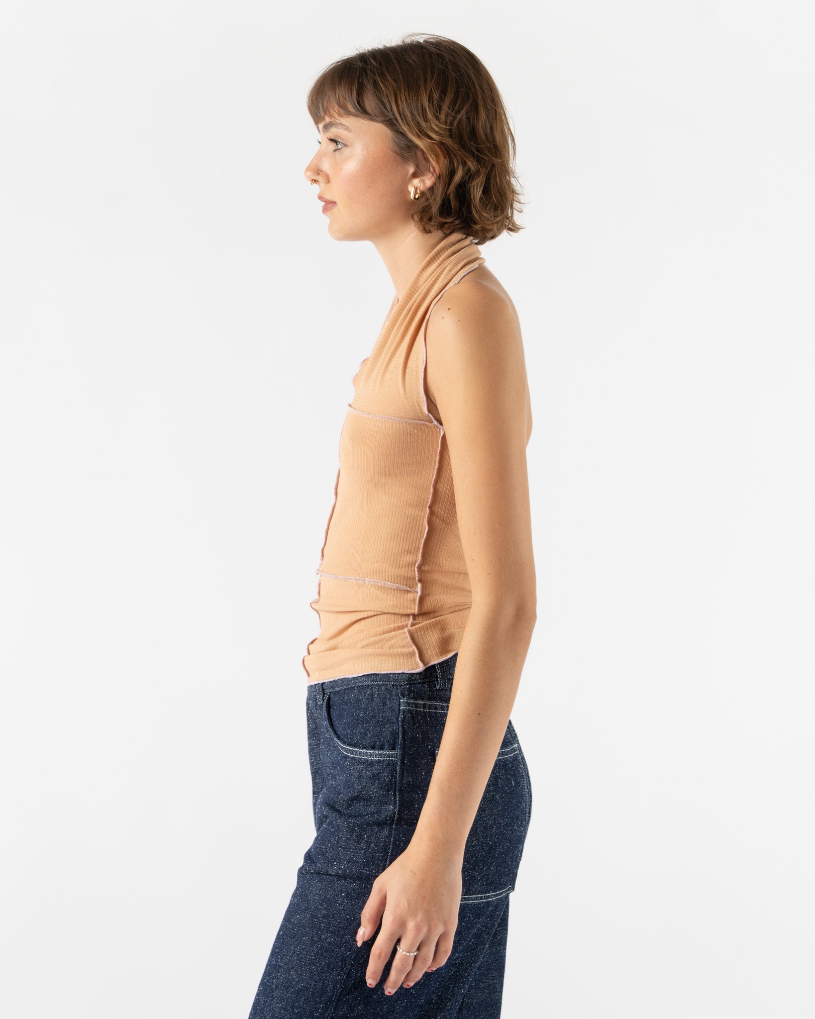 Baserange Cinder Halter Top in Aural