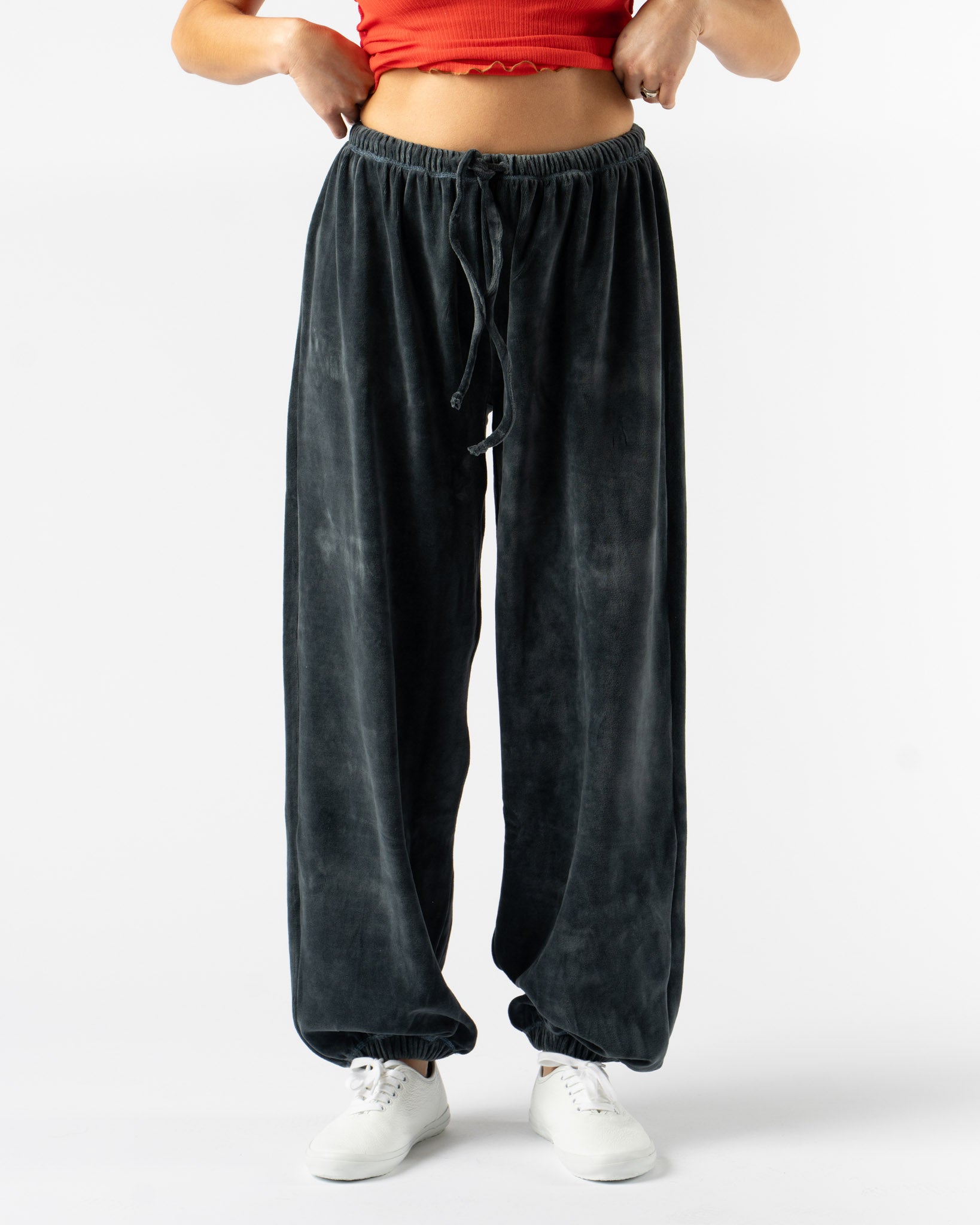 Baserange Pillow Pants in Petrolium Blue