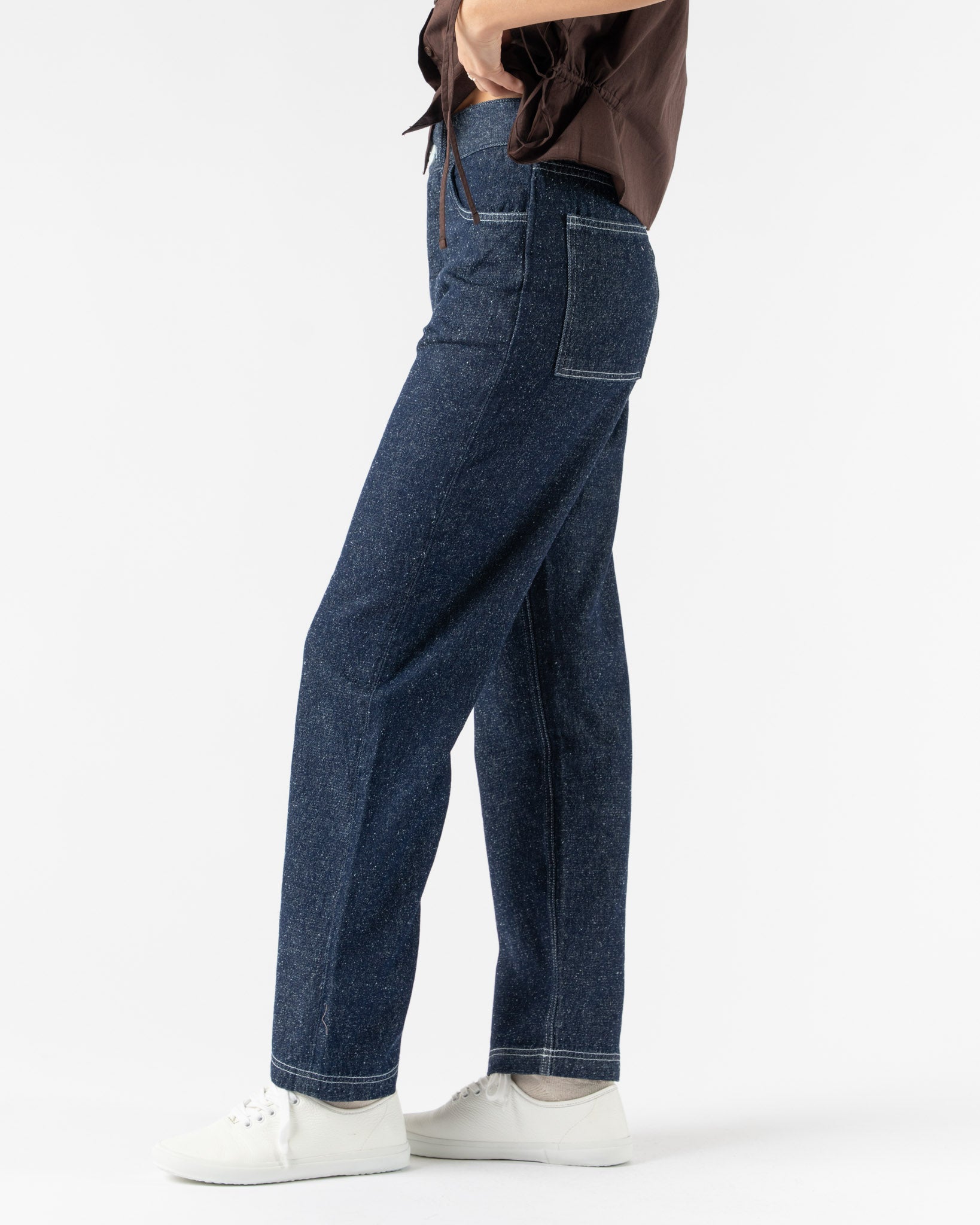 Baserange Tajo Pants in Indigo Blue Wash
