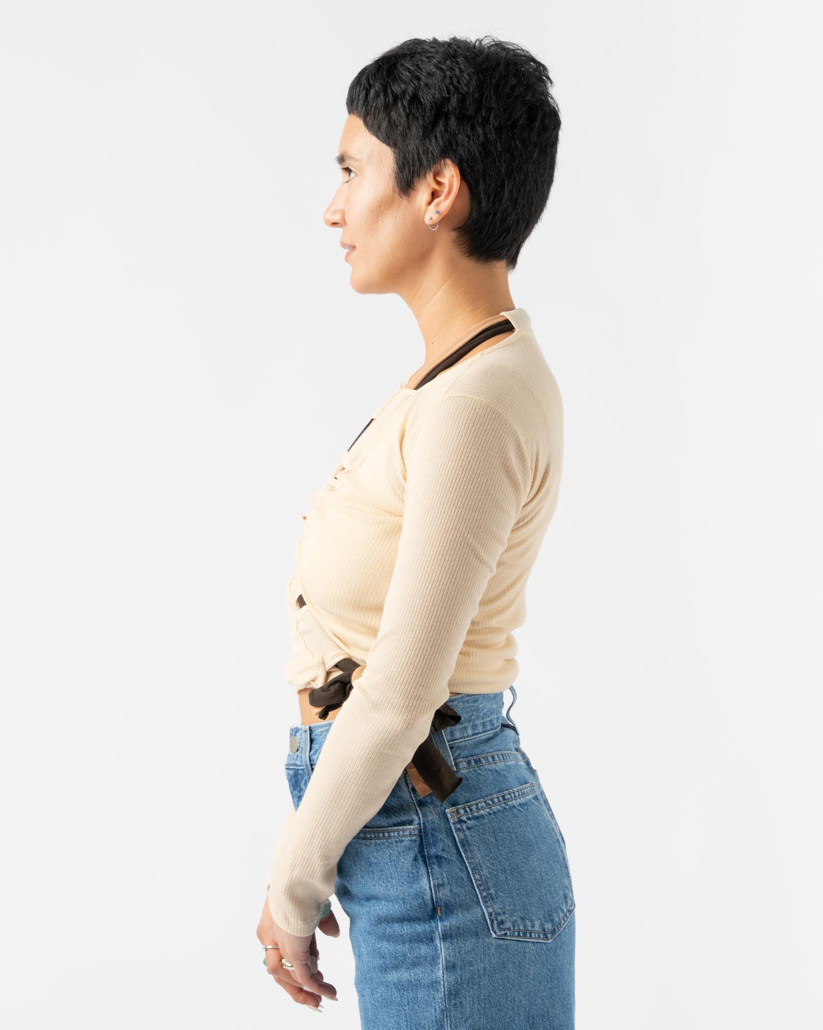 Baserange Circ Cardigan in Kano Pink