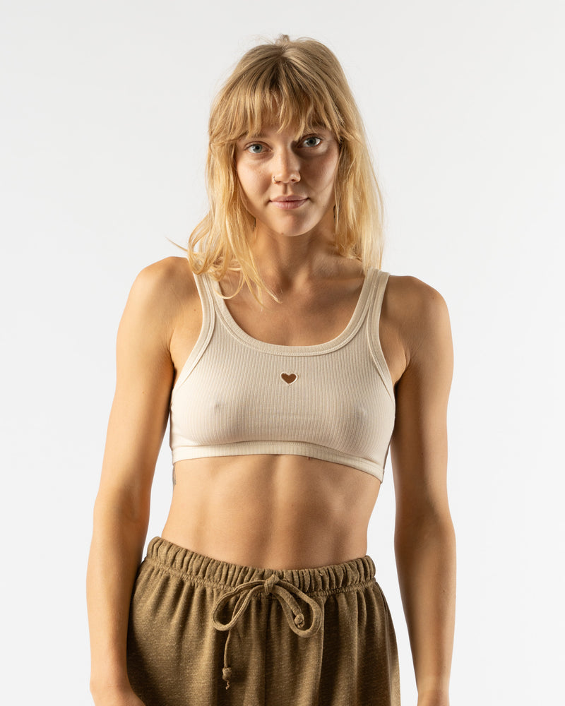 Baserange Heart Bra in Undyed