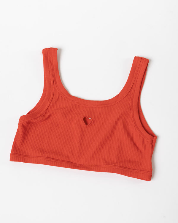 Baserange Heart Bra in Red