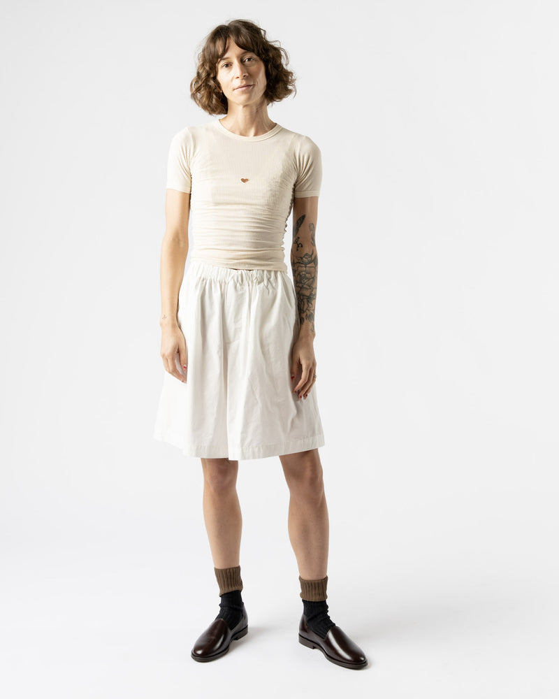 Baserange Heart Short Sleeve in Undyed