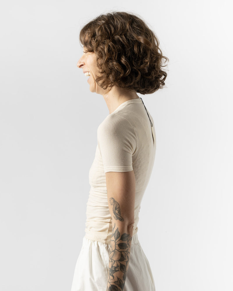 Baserange Heart Short Sleeve in Undyed