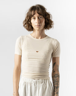 Baserange Heart Short Sleeve in Undyed