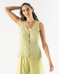 Baserange Loulou Vest Pullover in Mimosa