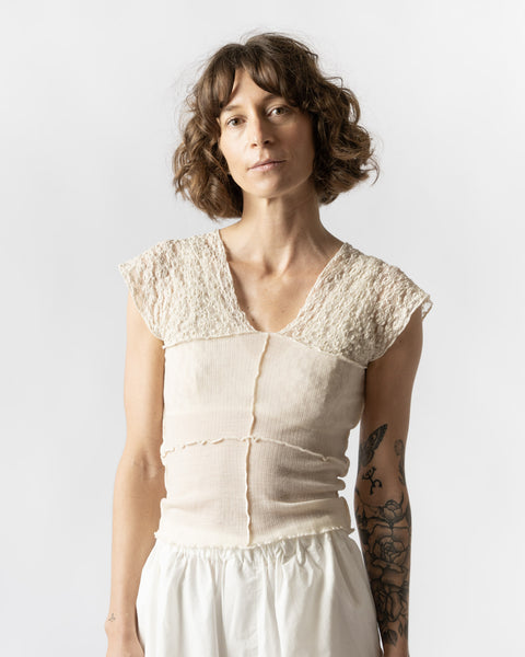 iena baserange Nehruタンクトップ baserange-nehru-tank-undyed-