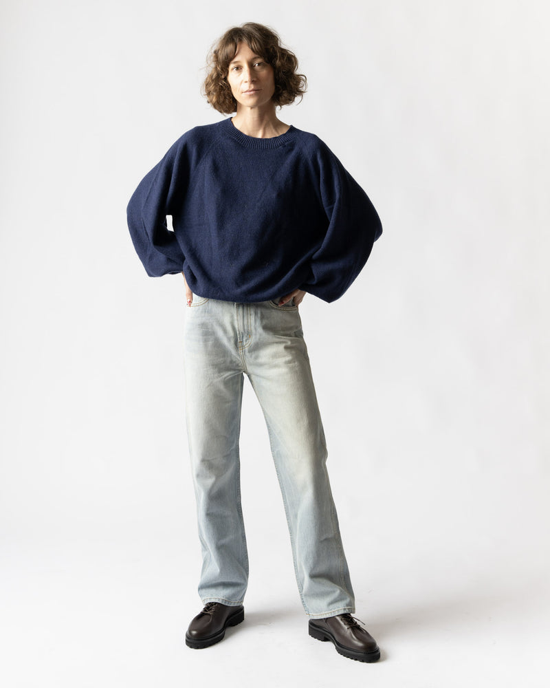 Baserange Soar Sweater in Fortunale Blue