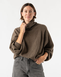 Baserange Soar Turtleneck in Teak Brown