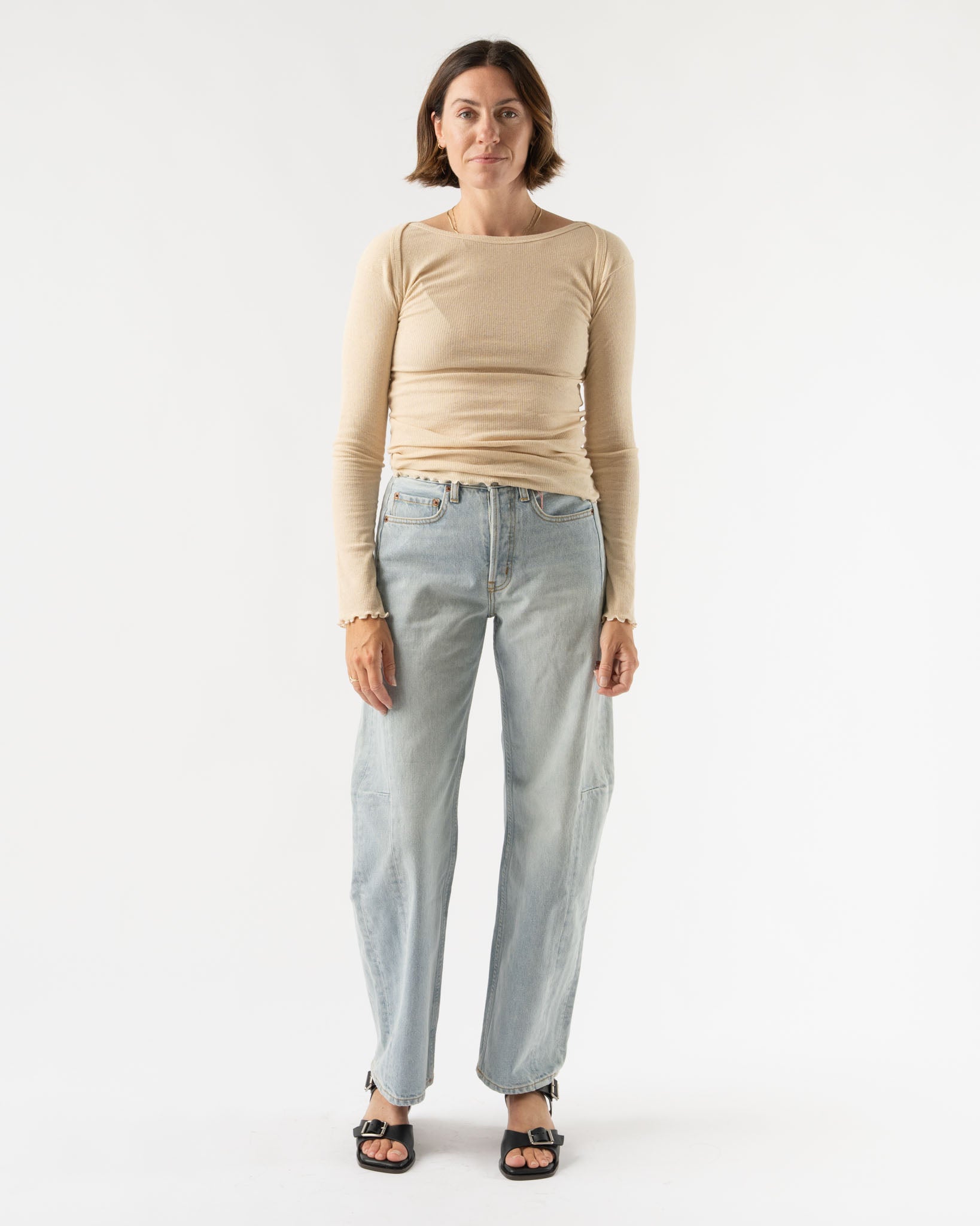 Baserange Disc Long Sleeve in Undyed