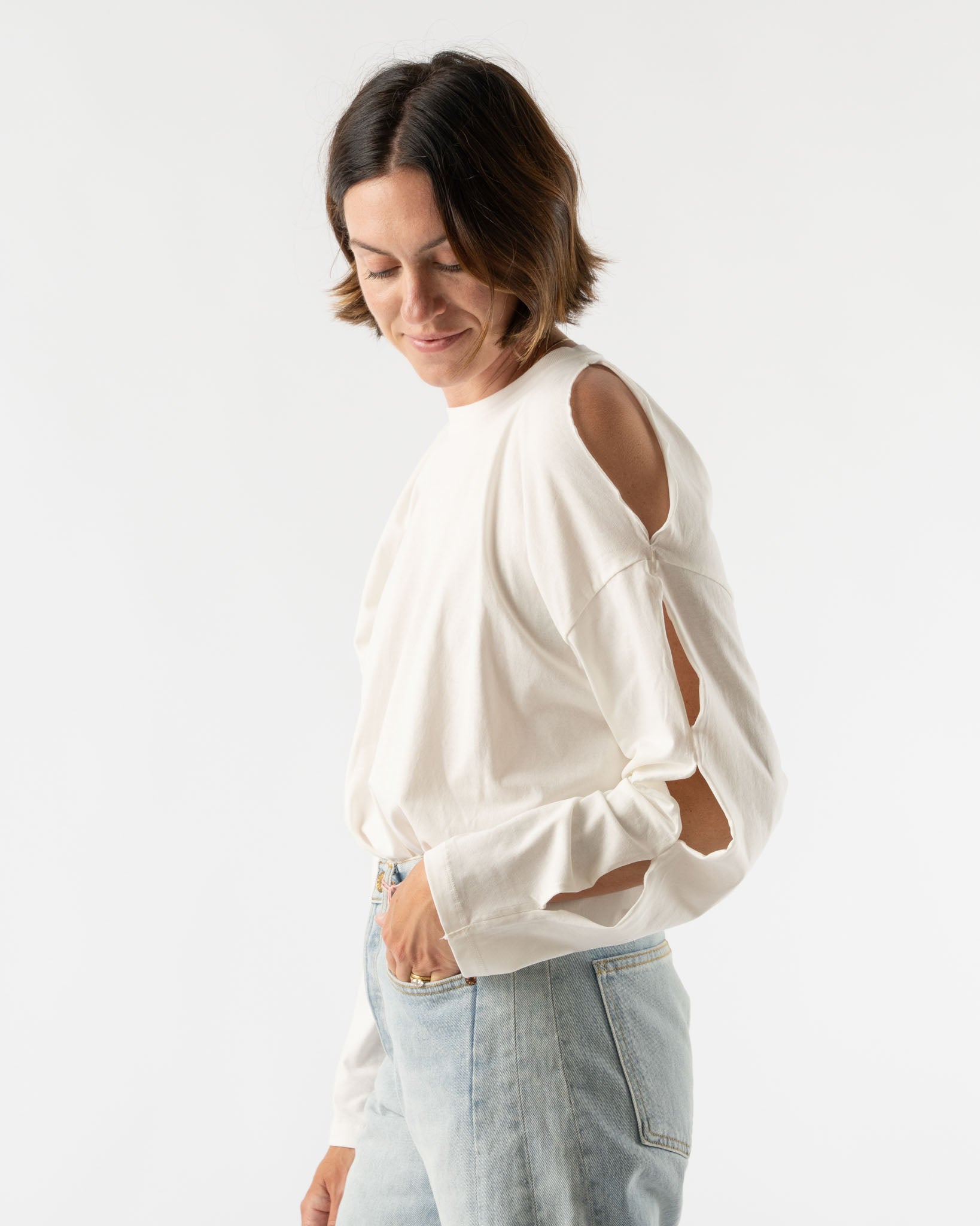 Baserange Pin Long Sleeve in Undyed