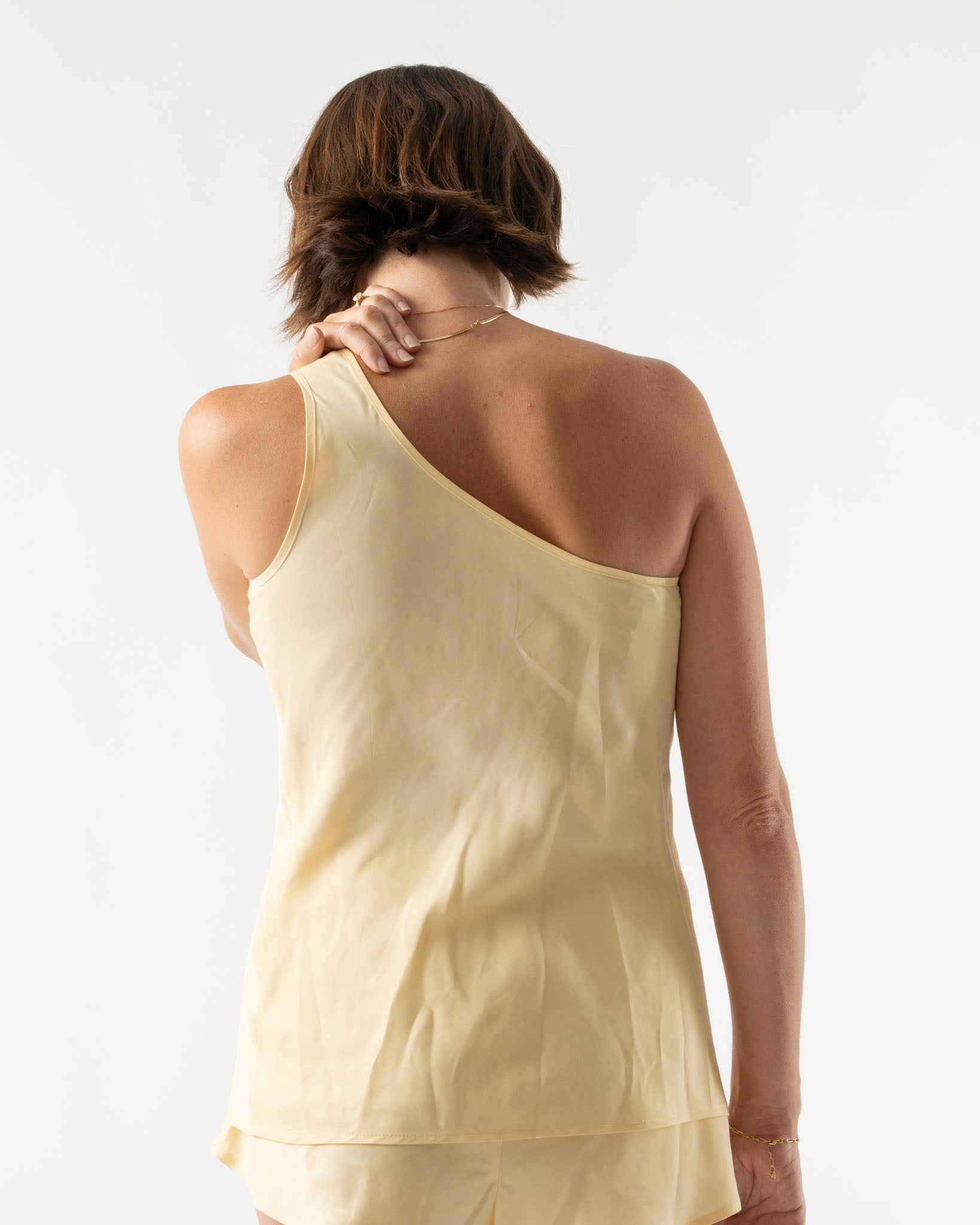 Baserange One Strap Dydine Top in Sophia Yellow