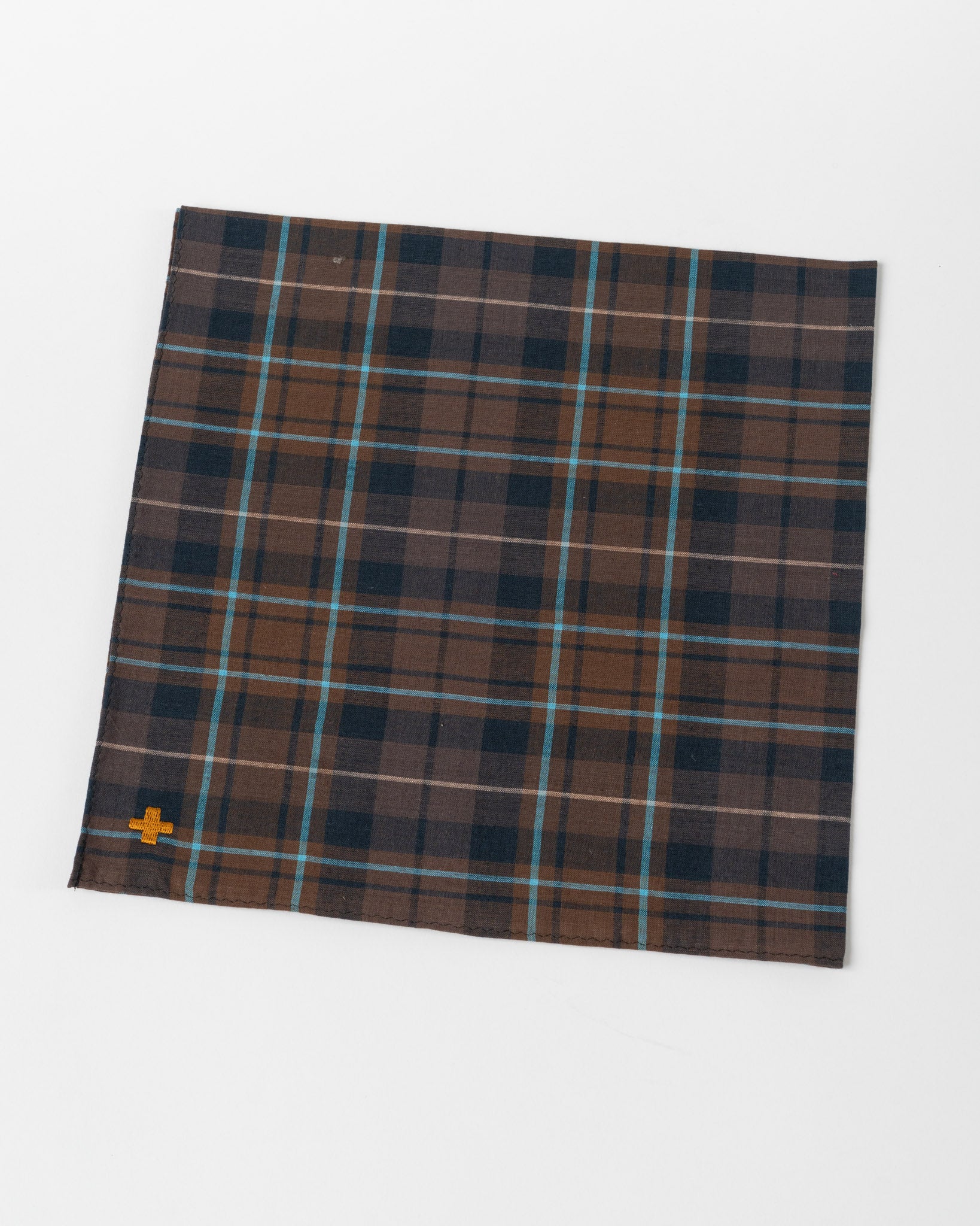 Beams Plus Madras Hankerchief in Brown