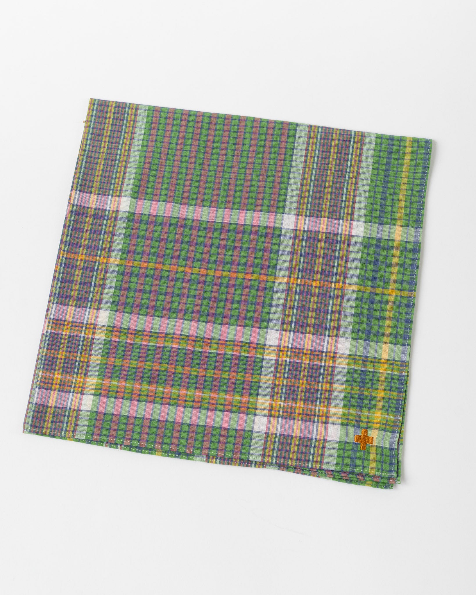 Beams Plus Madras Hankerchief in Green