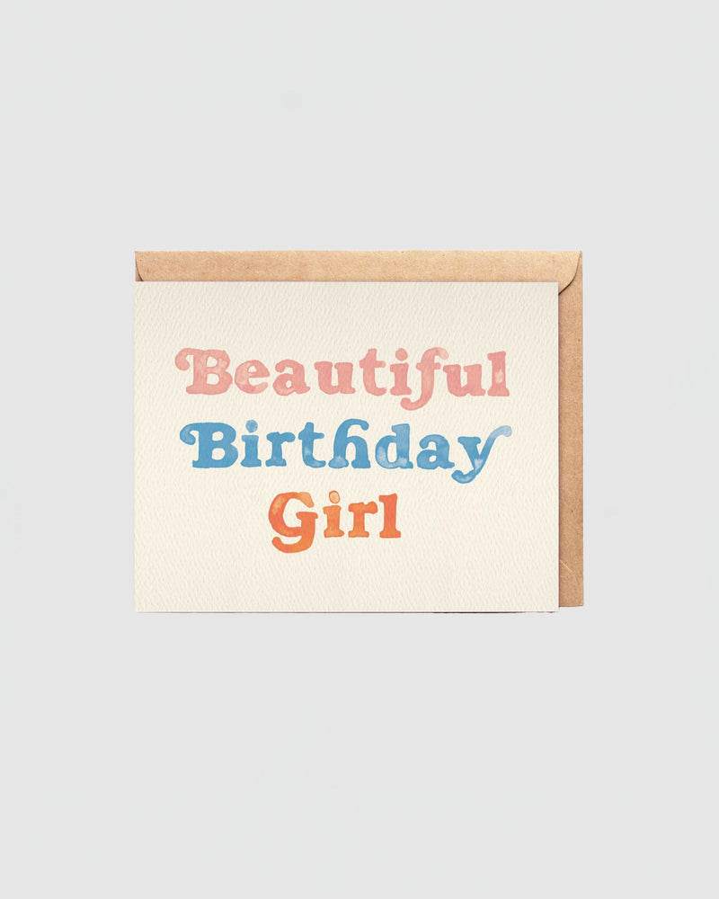 Daydream Prints Beautiful Birthday Girl Card