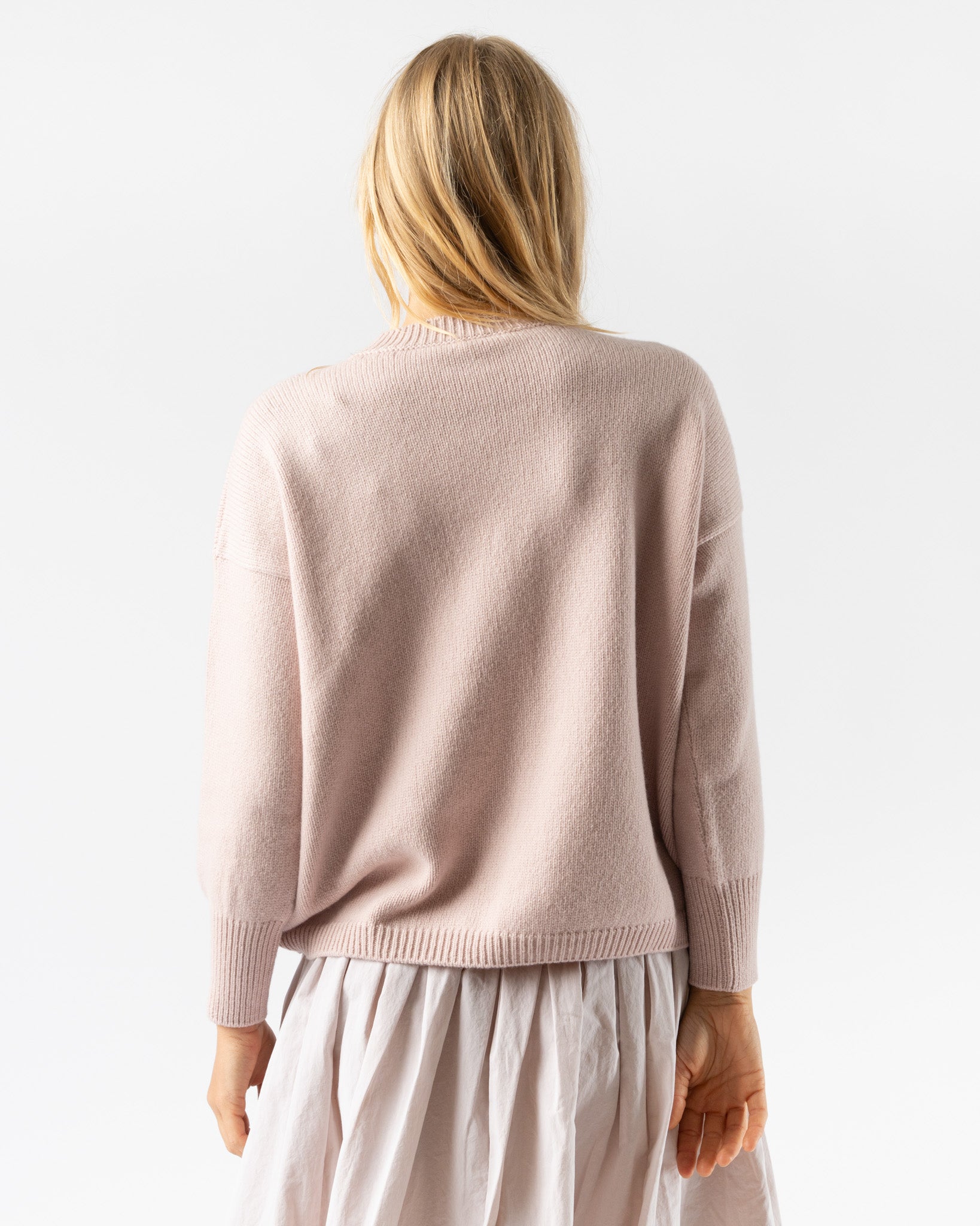 Bergfabel Cashmere Loose Pullover in Rose