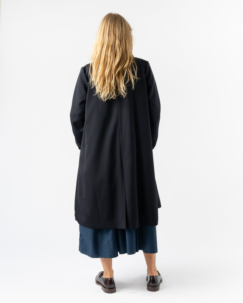 Bergfabel Farmer Coat in Navy