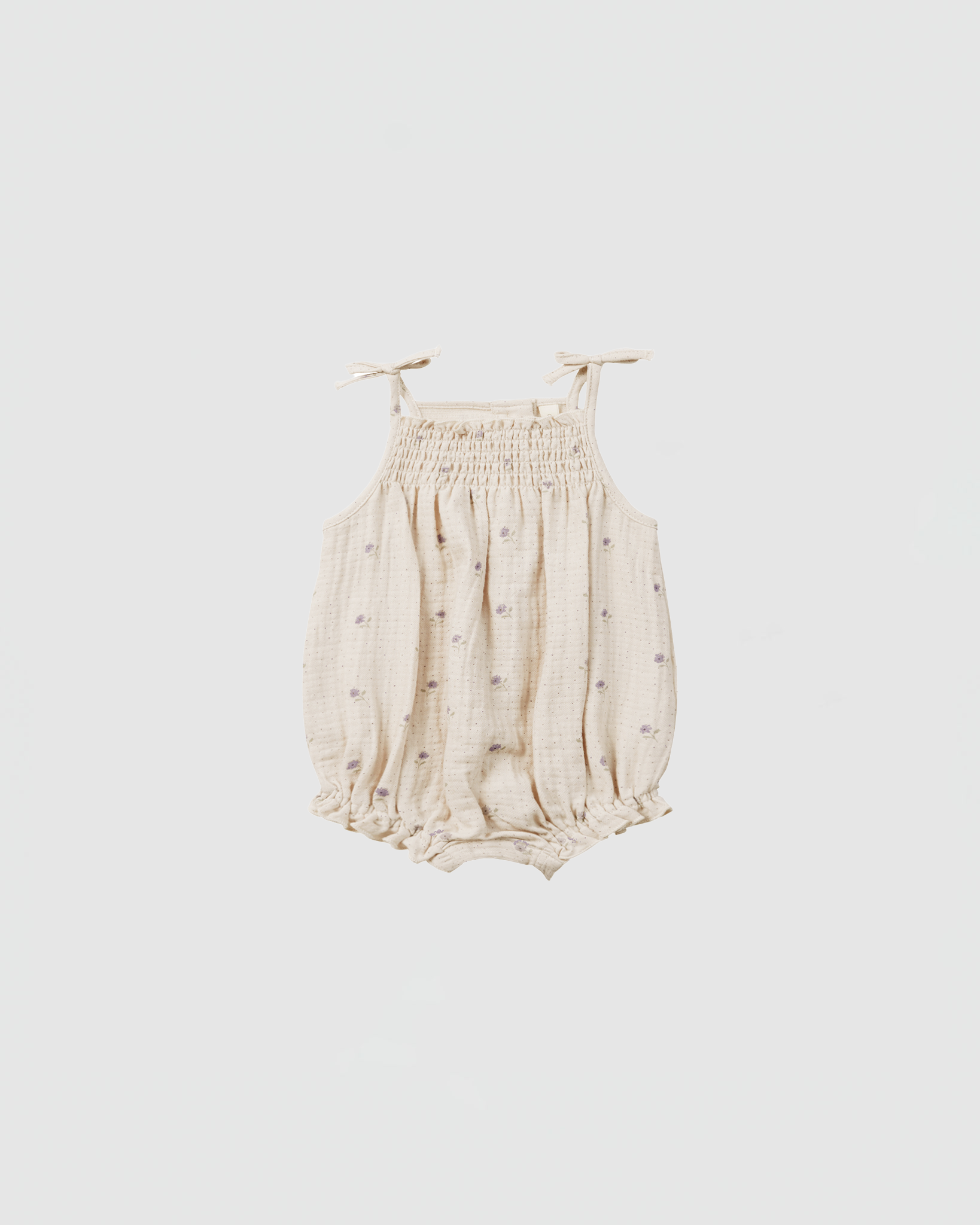 Quincy Mae Betty Romper in Sweet Pea