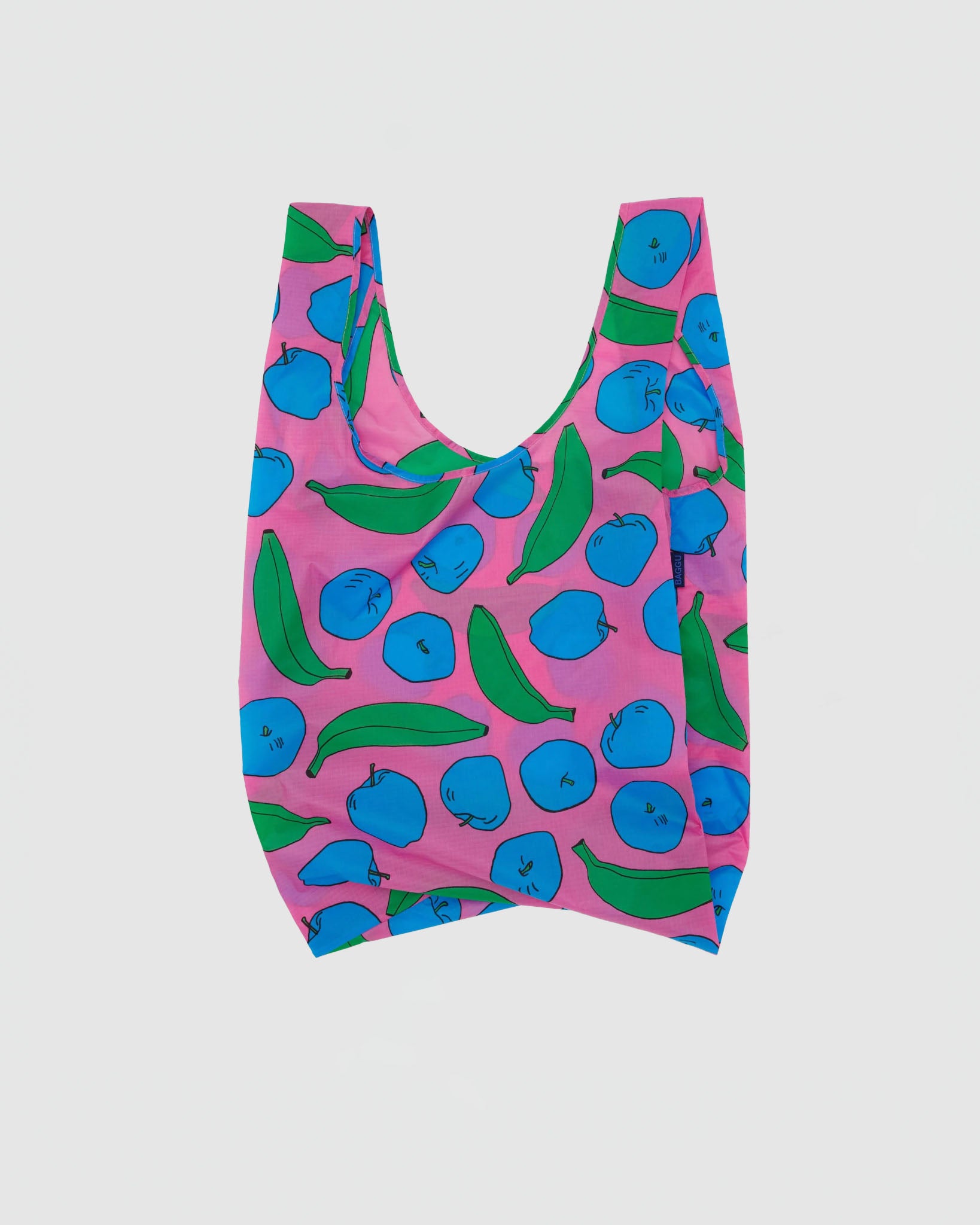 Baggu Big Baggu in Pink Apples & Bananas