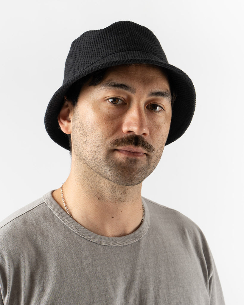 25SS 新作】UNISEX WAACKYバケットハット ブラック