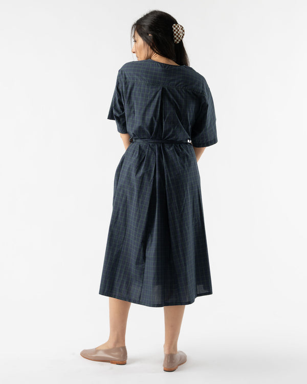 BLANK YSM Popover Dress in Blackwatch Pima Cotton