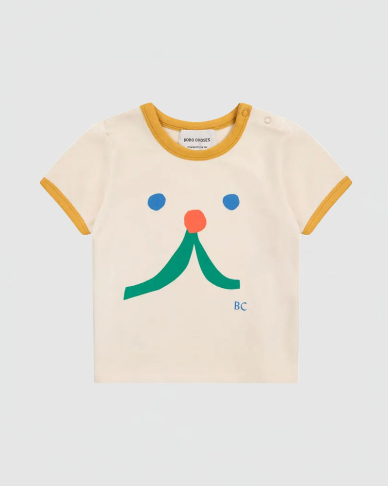 Bobo Choses Baby Funny Face T-Shirt