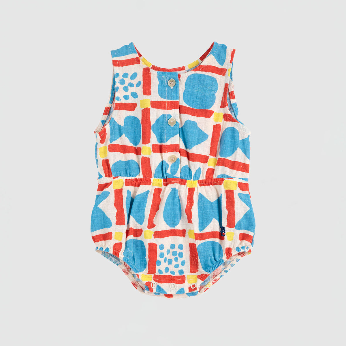 Bobo Choses Geometric Game All Over Romper Curated at Jake and Jones