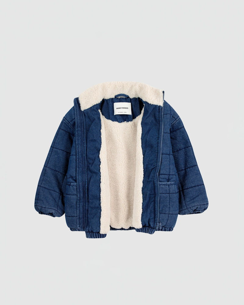 Bobo Choses B.C. Vintage Denim Quilted Jacket