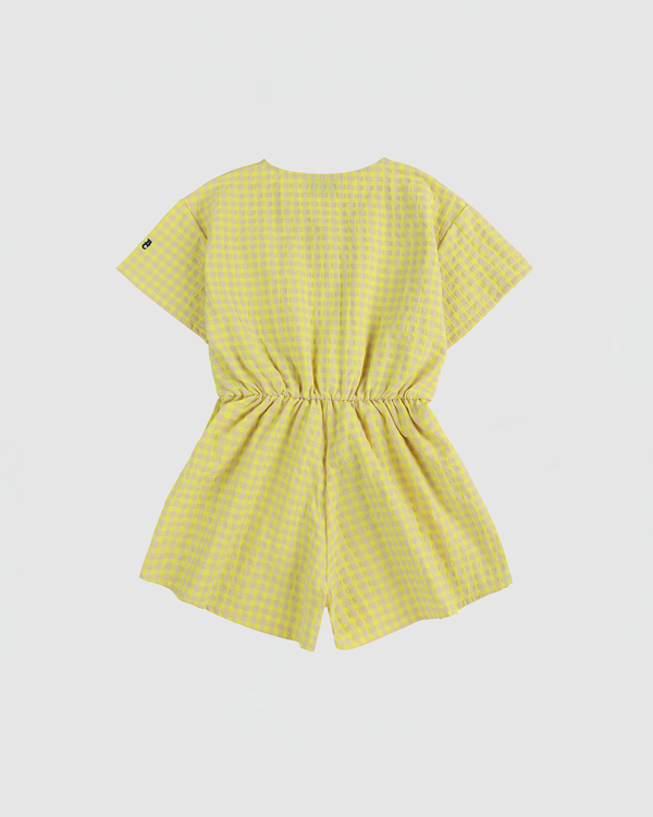 Bobo Choses Vichy Woven Playsuit