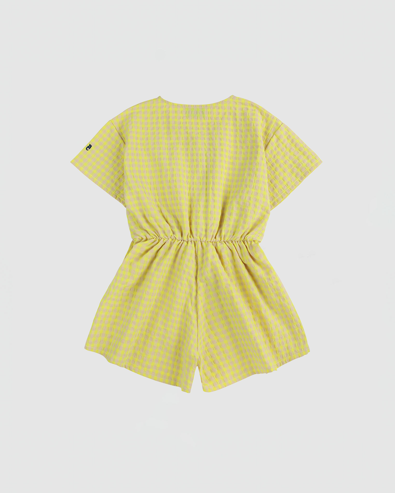 Bobo Choses Vichy Woven Playsuit