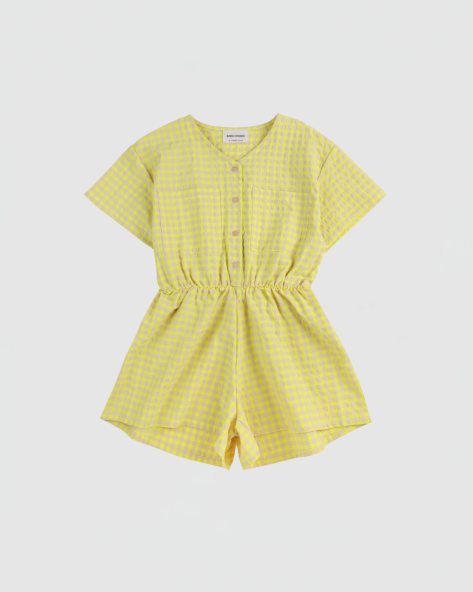 Bobo Choses Vichy Woven Playsuit