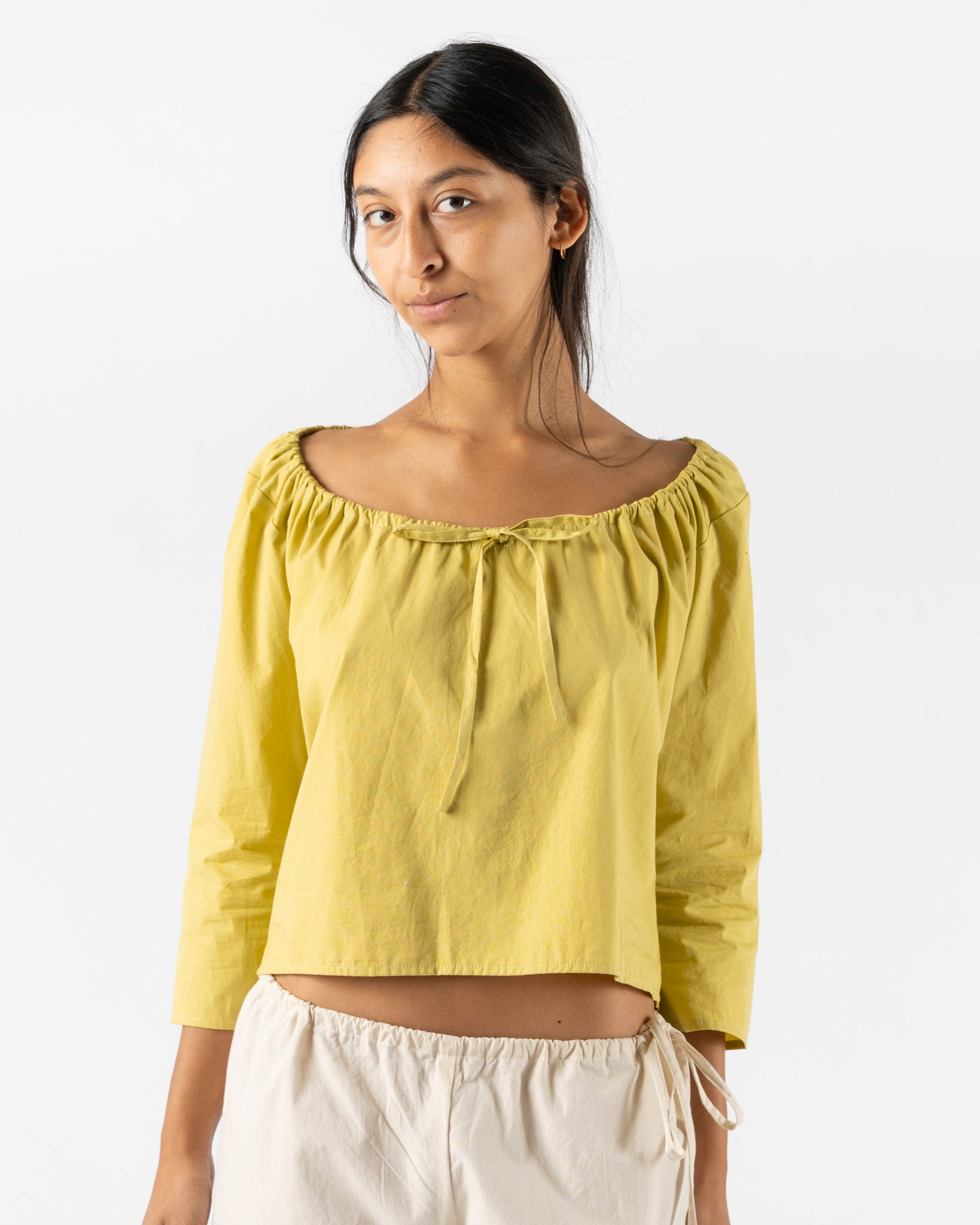 Brooke Callahan Scoop Top in Yellow