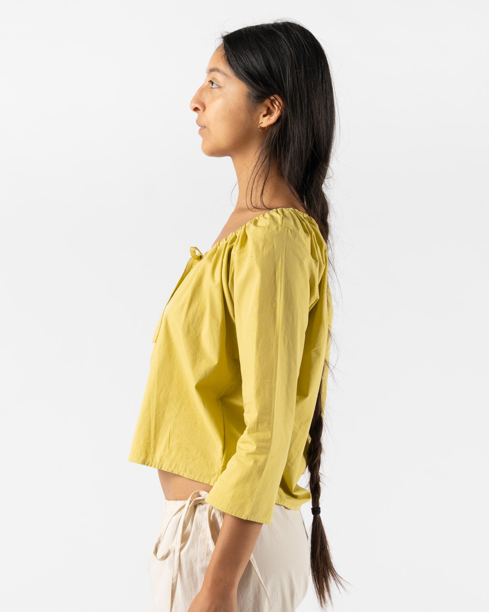 Brooke Callahan Scoop Top in Yellow