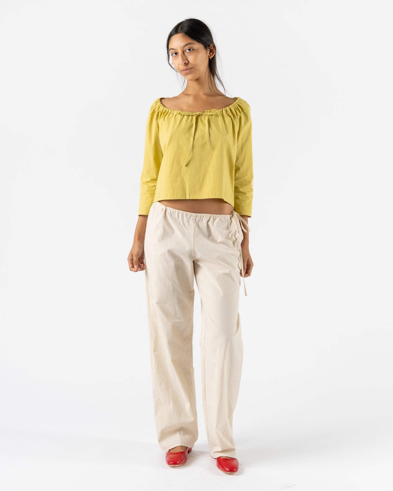 Brooke Callahan Scoop Top in Yellow