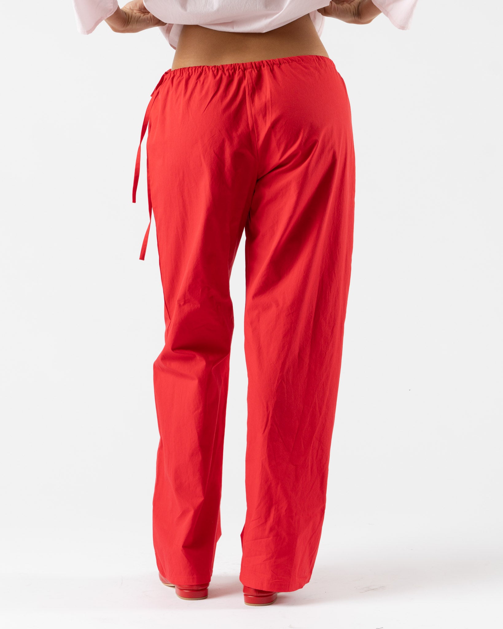 Brooke Callahan Tie Pants in Red