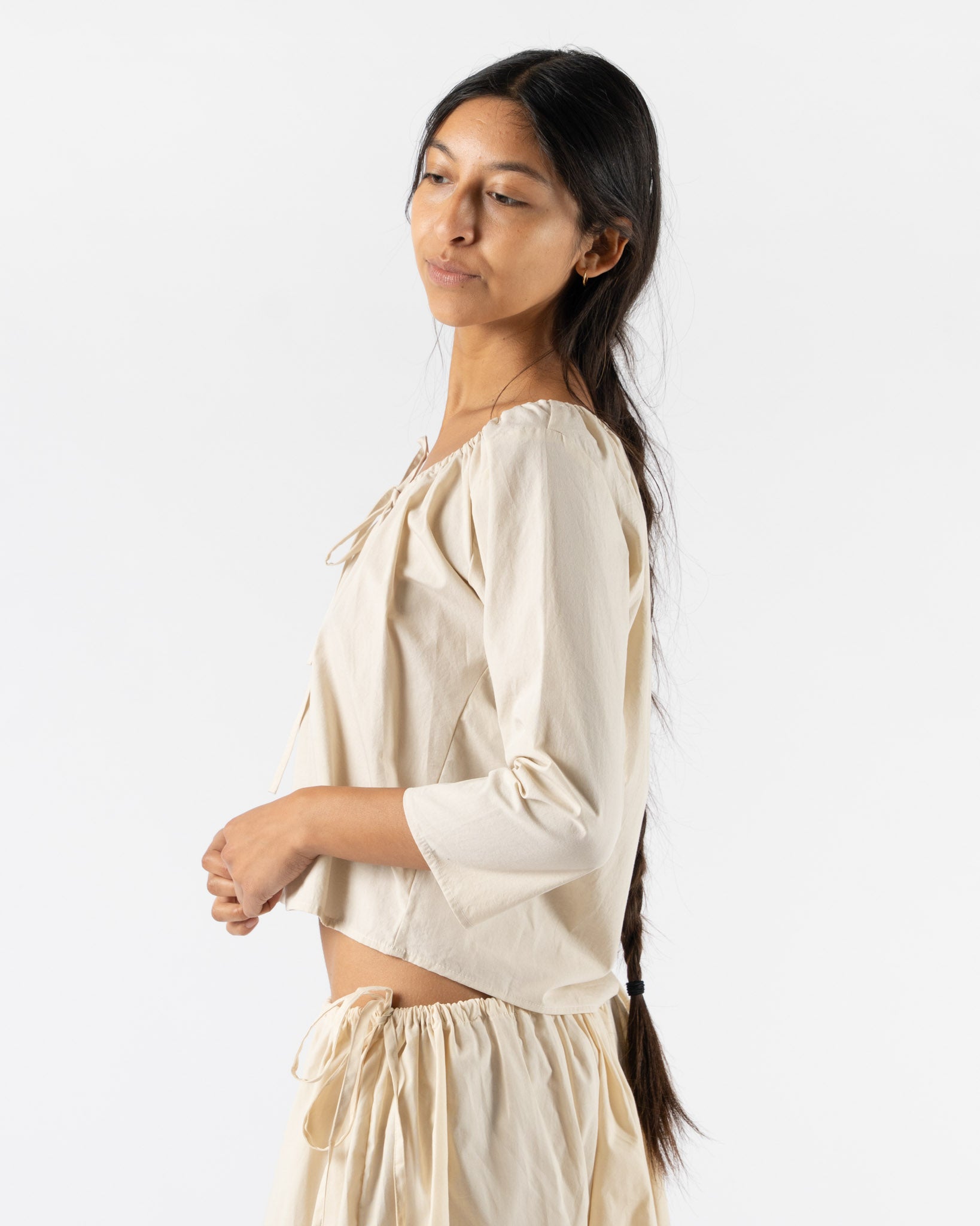 Brooke Callahan Scoop Top in Rice