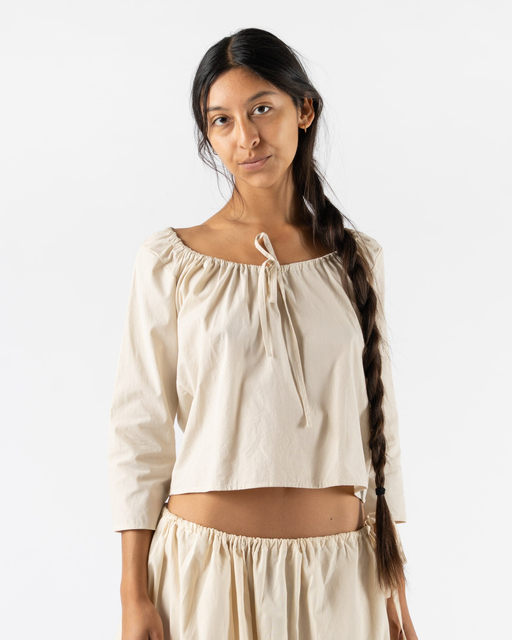Brooke Callahan Scoop Top in Rice