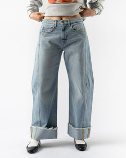 B Sides Relaxed Cuffed Lasso in Jac Wash