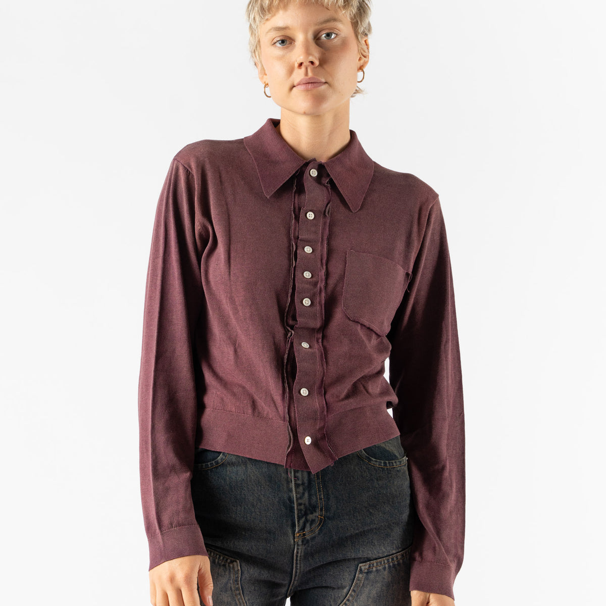 Camiel Fortgens 70s Cadrigan in Fade Out Purple Curated at Jake 