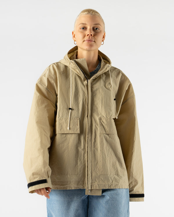 Camiel Fortgens Cropped Outdoor Jacket in Sand