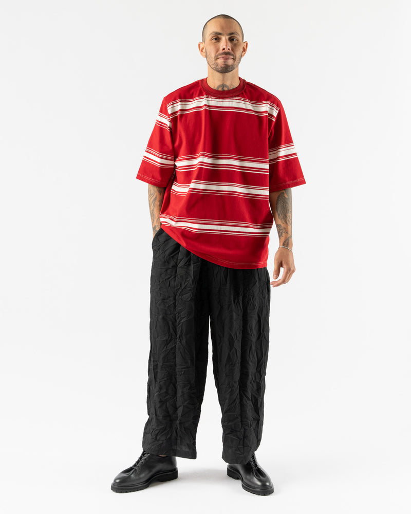 Camiel Fortgens Big Tee in Red/White Stripe