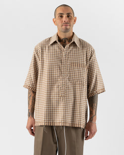 Camiel Fortgens Bowling Polo in Brown Check