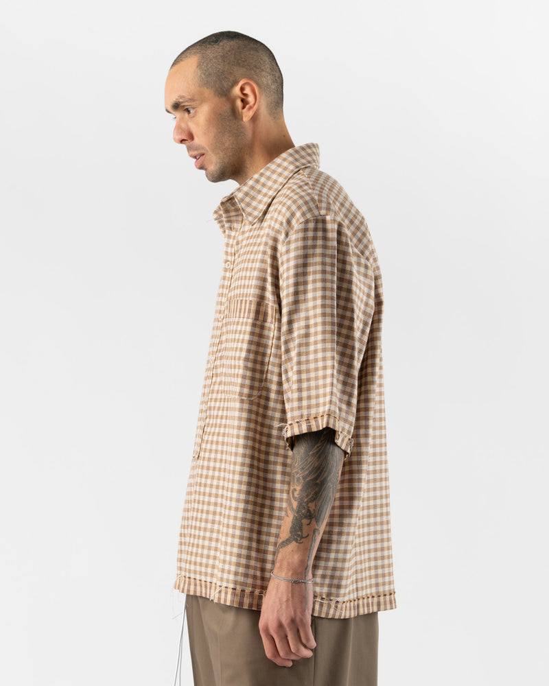 Camiel Fortgens Bowling Polo in Brown Check