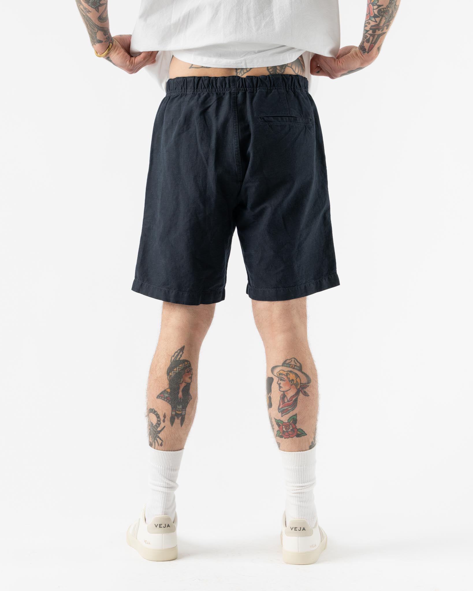 Norse Projects Ezra Relaxed Short in Dark Navy
