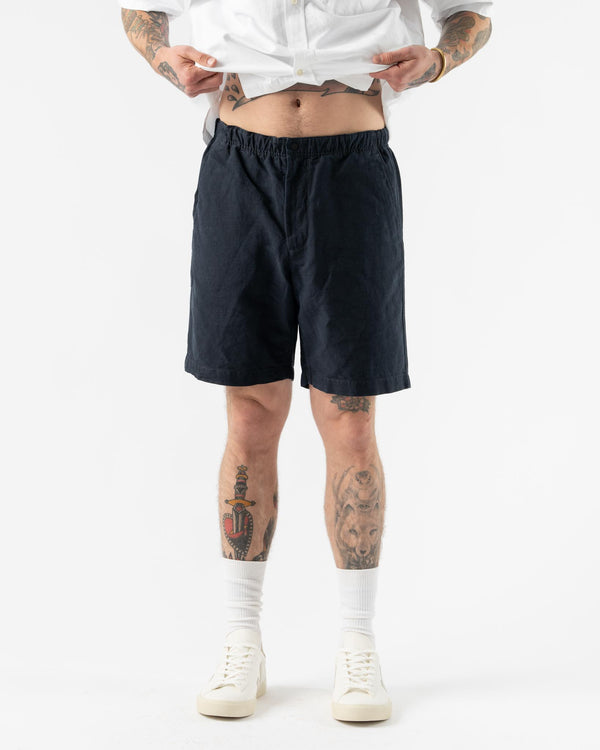 Norse Projects Ezra Relaxed Short in Dark Navy