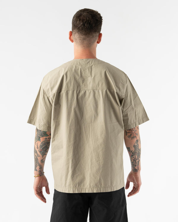 Norse Projects Erwin Typewriter Short Sleeve Shirt in Clay