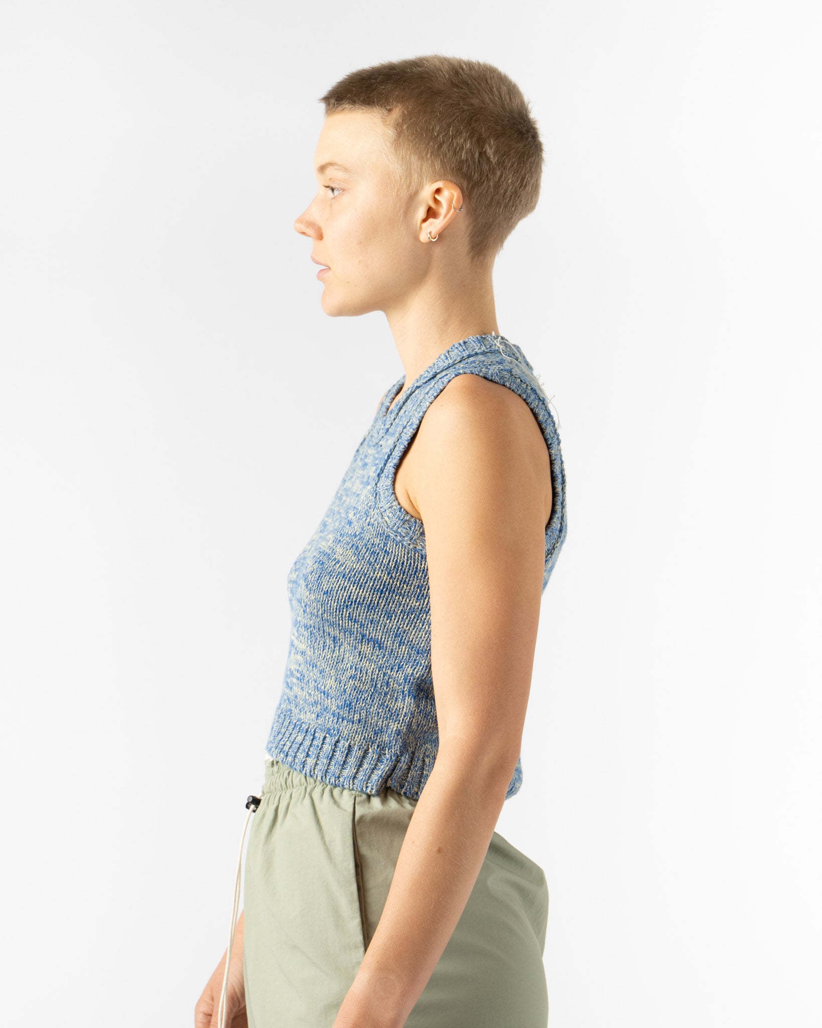 Camiel Fortgens Fitted Spencer in Blue/Yellow