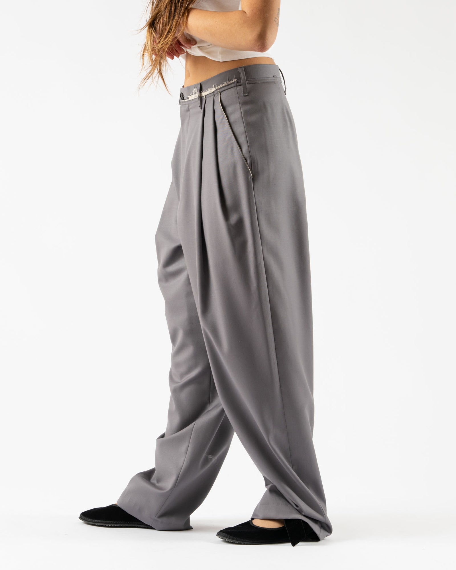 Camiel Fortgens Suit Pants in Grey Curated at Jake and Jones